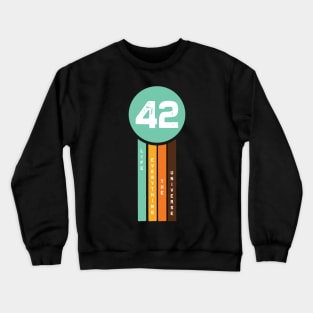 42.The hitchhikers // guide to the galaxy Crewneck Sweatshirt